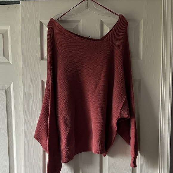 Free People Sweaters - NWOT Free People Asymmetrical Neck Dolman Long Sleeve Sweater